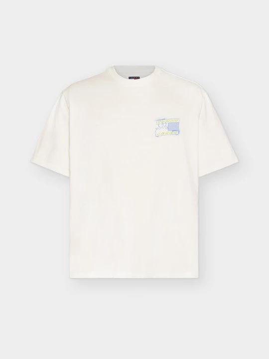 Foto van product T-shirt print Tommy Jeans crème