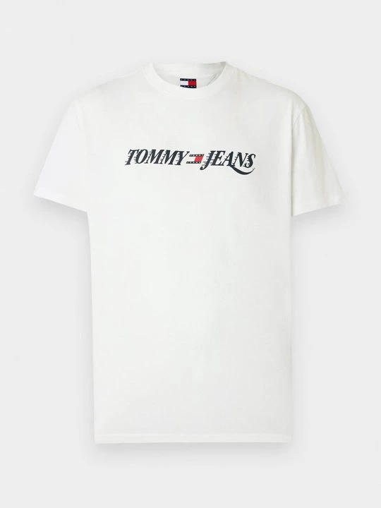 Foto van product T-shirt print Tommy Jeans crème