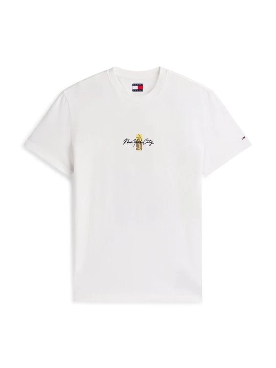Foto van product T-shirt print Tommy Jeans crème