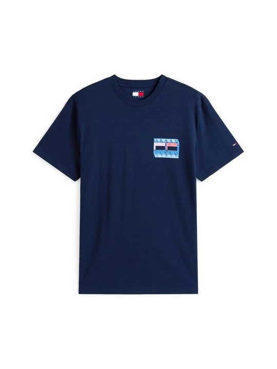 Foto van product T-shirt print Tommy Jeans donkerblauw