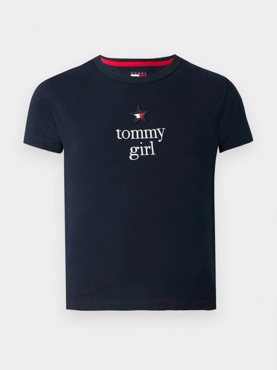 Foto van product T-shirt print Tommy Jeans donkerblauw