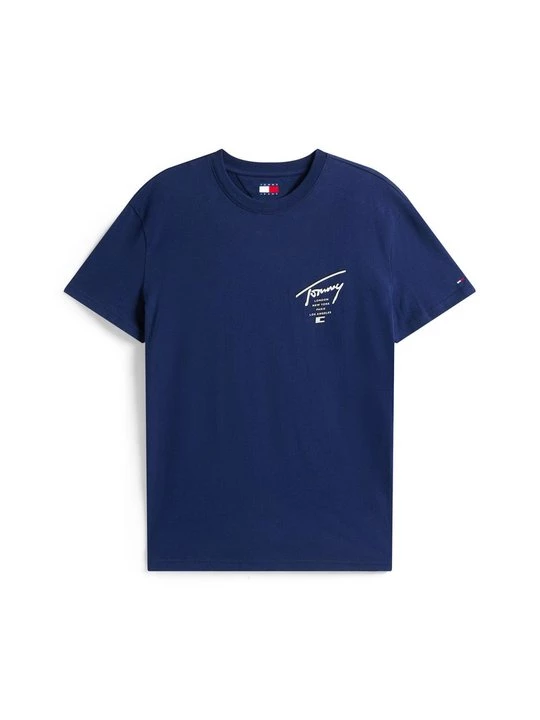 Foto van product T-shirt print Tommy Jeans donkerblauw