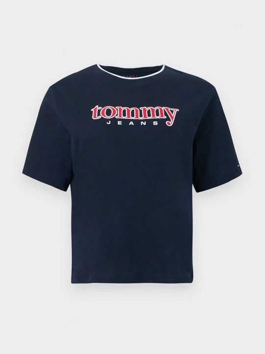 Foto van product T-shirt print Tommy Jeans donkerblauw