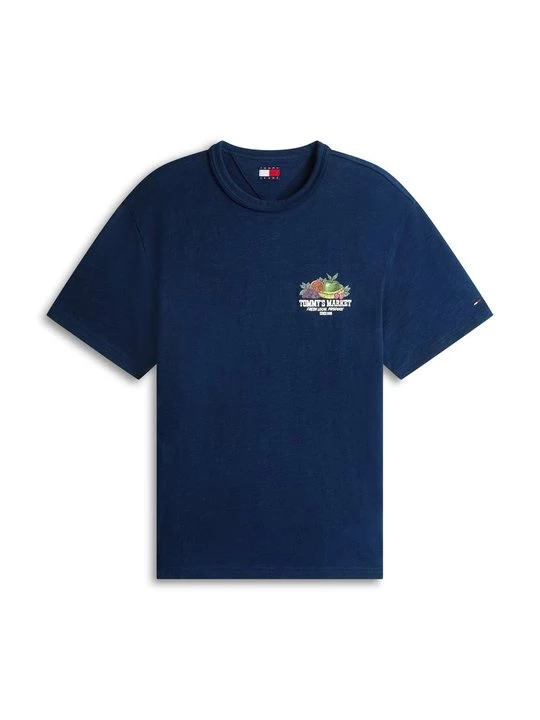 Foto van product T-shirt print Tommy Jeans donkerblauw