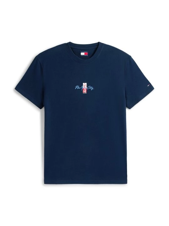 Foto van product T-shirt print Tommy Jeans donkerblauw