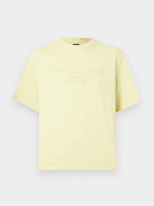 Foto van product T-shirt print Tommy Jeans geel
