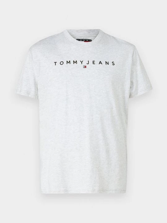 Foto van product T-shirt print Tommy Jeans grijs gemêleerd