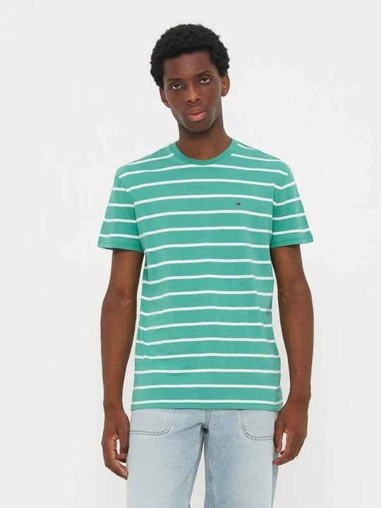 Foto van product T-shirt print Tommy Jeans groen