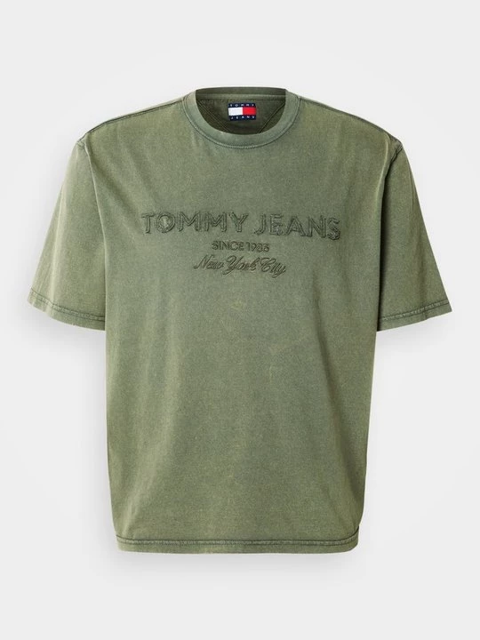 Foto van product T-shirt print Tommy Jeans groen