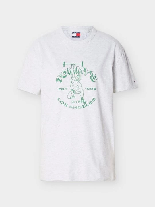 Foto van product T-shirt print Tommy Jeans lichtgrijs