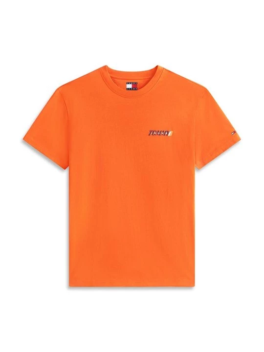Foto van product T-shirt print Tommy Jeans rood