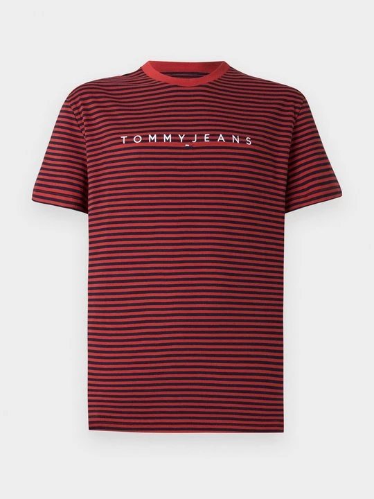 Foto van product T-shirt print Tommy Jeans rood