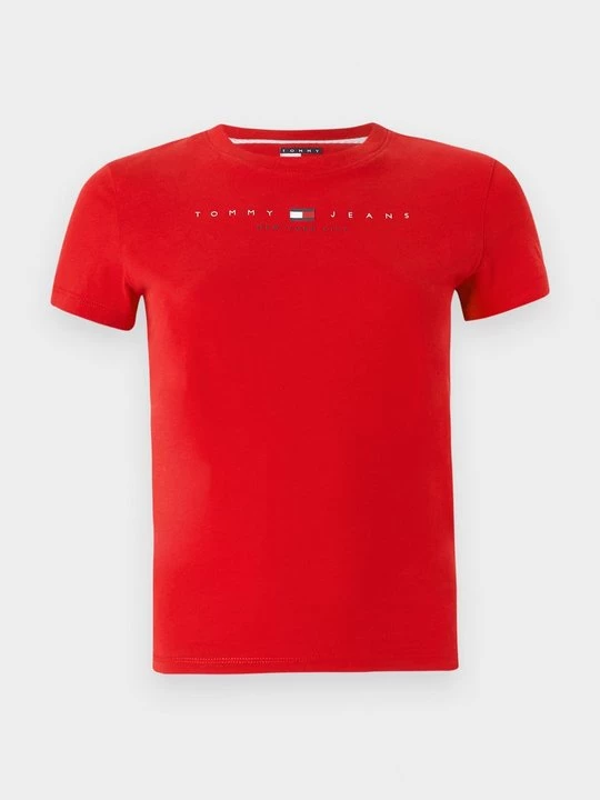 Foto van product T-shirt print Tommy Jeans rood