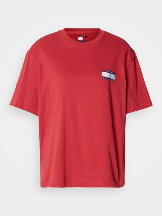 Foto van product T-shirt print Tommy Jeans rood