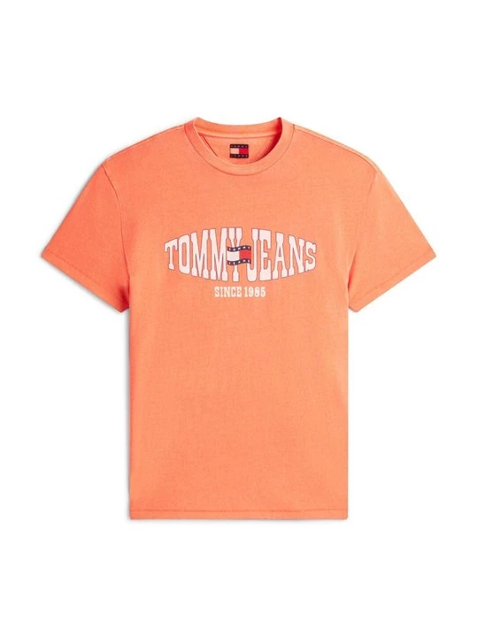 Foto van product T-shirt print Tommy Jeans rood