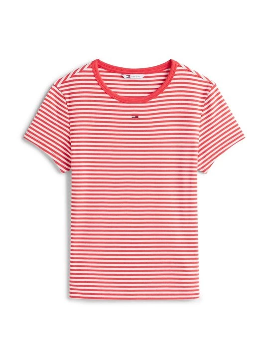 Foto van product T-shirt print Tommy Jeans rood