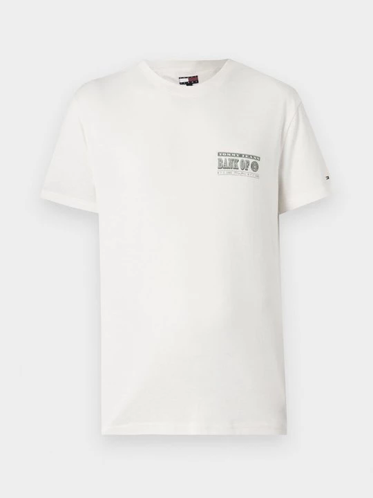 Foto van product T-shirt print Tommy Jeans wit