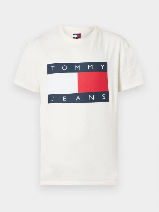 Foto van product T-shirt print Tommy Jeans wit