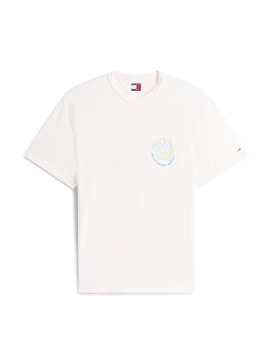Foto van product T-shirt print Tommy Jeans wit