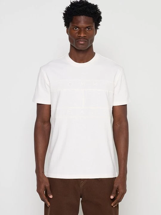 Foto van product T-shirt print Tommy Jeans wit