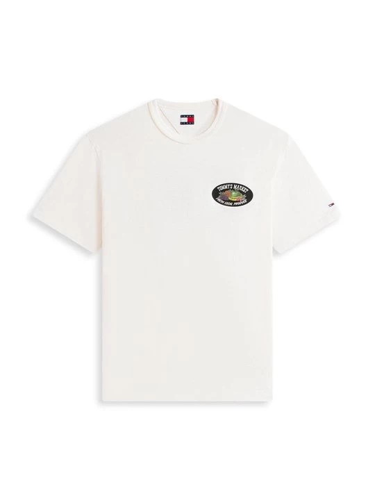 Foto van product T-shirt print Tommy Jeans wit