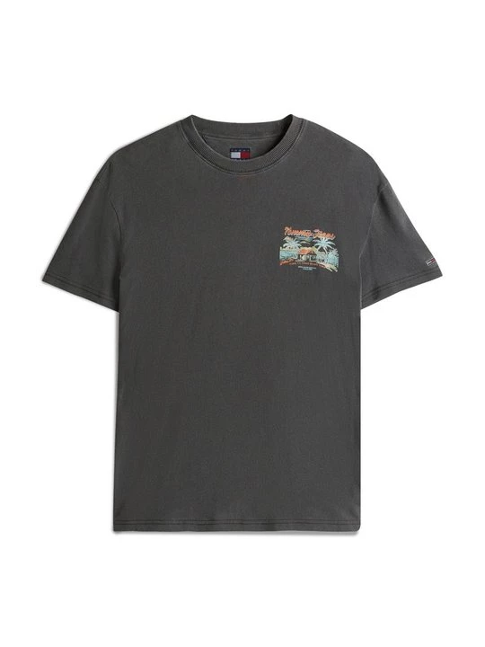 Foto van product T-shirt print Tommy Jeans zwart