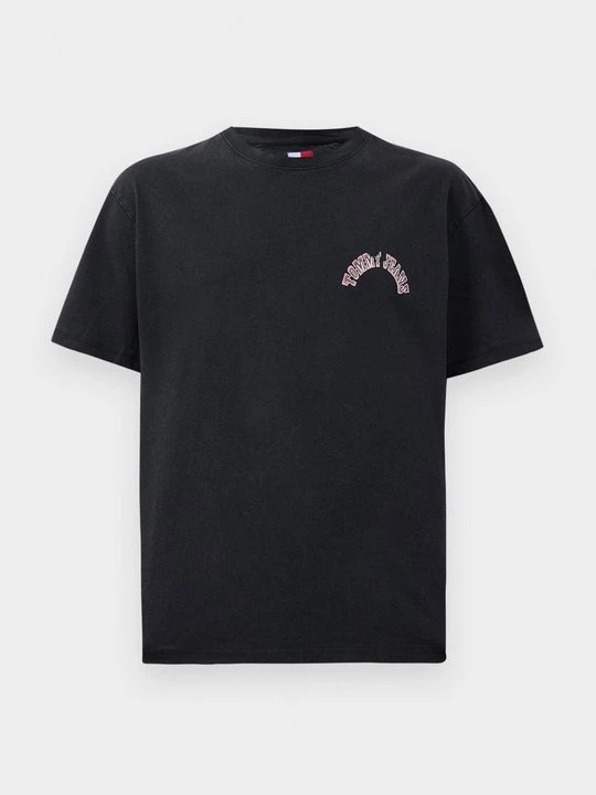 Foto van product T-shirt print Tommy Jeans zwart