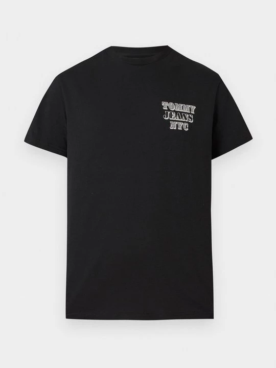 Foto van product T-shirt print Tommy Jeans zwart