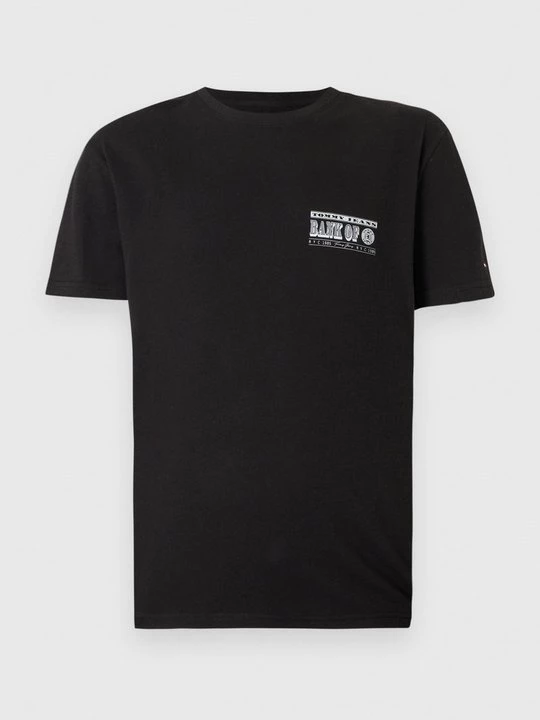 Foto van product T-shirt print Tommy Jeans zwart