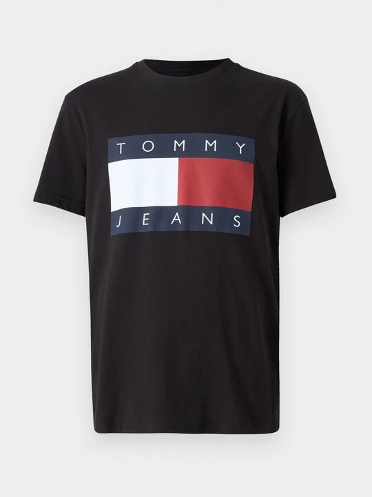 Foto van product T-shirt print Tommy Jeans zwart