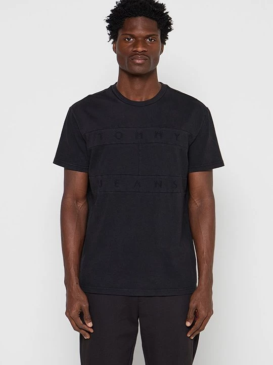 Foto van product T-shirt print Tommy Jeans zwart