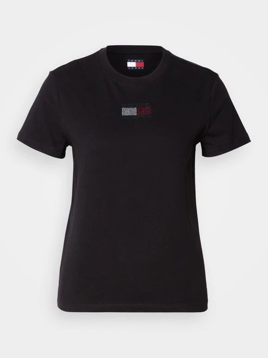 Foto van product T-shirt print Tommy Jeans zwart