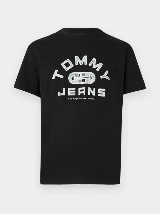 Foto van product T-shirt print Tommy Jeans zwart