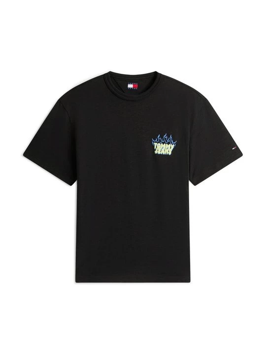 Foto van product T-shirt print Tommy Jeans zwart