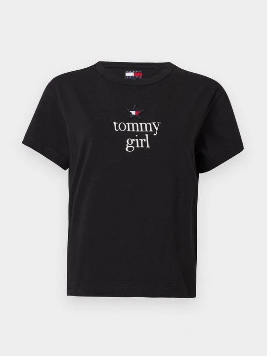Foto van product T-shirt print Tommy Jeans zwart