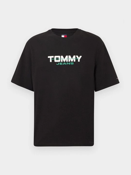 Foto van product T-shirt print Tommy Jeans zwart
