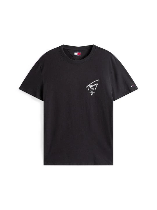 Foto van product T-shirt print Tommy Jeans zwart