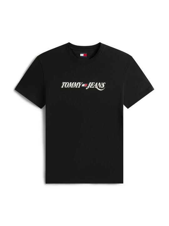 Foto van product T-shirt print Tommy Jeans zwart