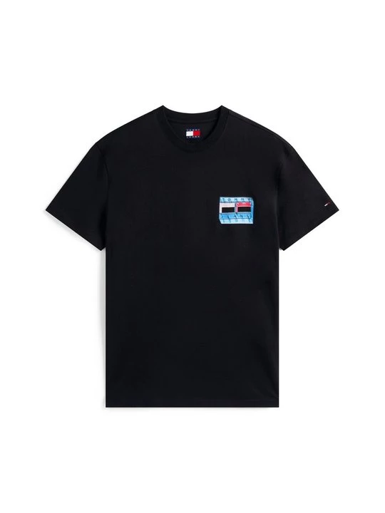 Foto van product T-shirt print Tommy Jeans zwart