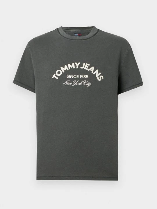 Foto van product T-shirt print Tommy Jeans zwart