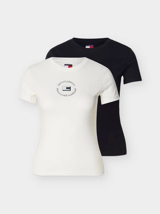 Foto van product T-shirt print Tommy Jeans zwart