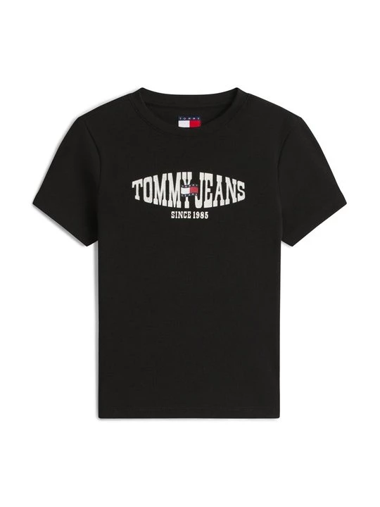 Foto van product T-shirt print Tommy Jeans zwart