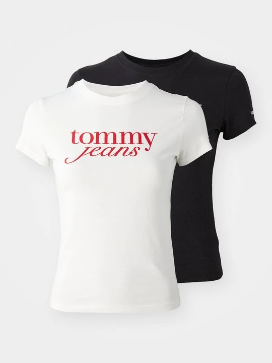 Foto van product T-shirt print Tommy Jeans zwart