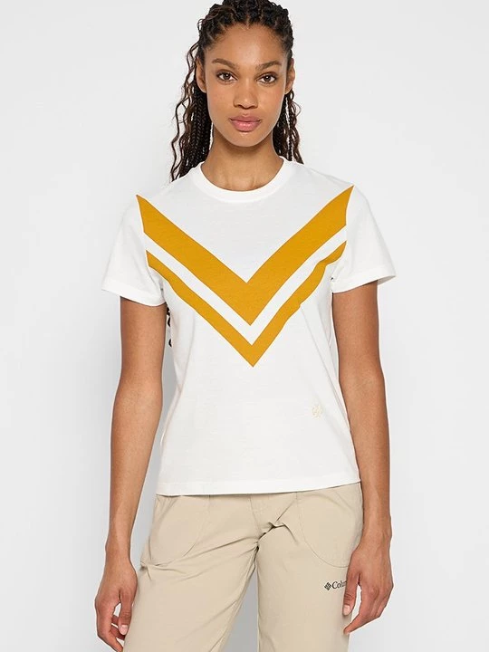 Foto van product T-shirt print Tory Burch crème