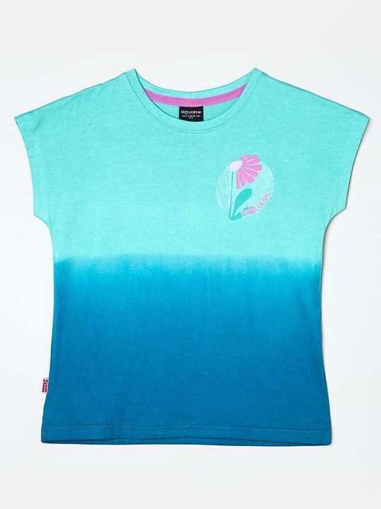 Foto van product T-shirt print Trollkids blauw