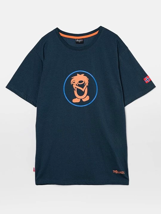 Foto van product T-shirt print Trollkids donkerblauw