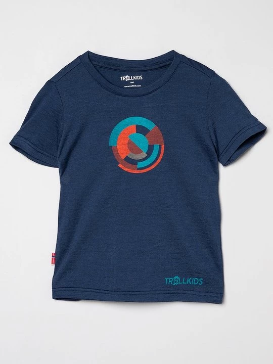 Foto van product T-shirt print Trollkids donkerblauw