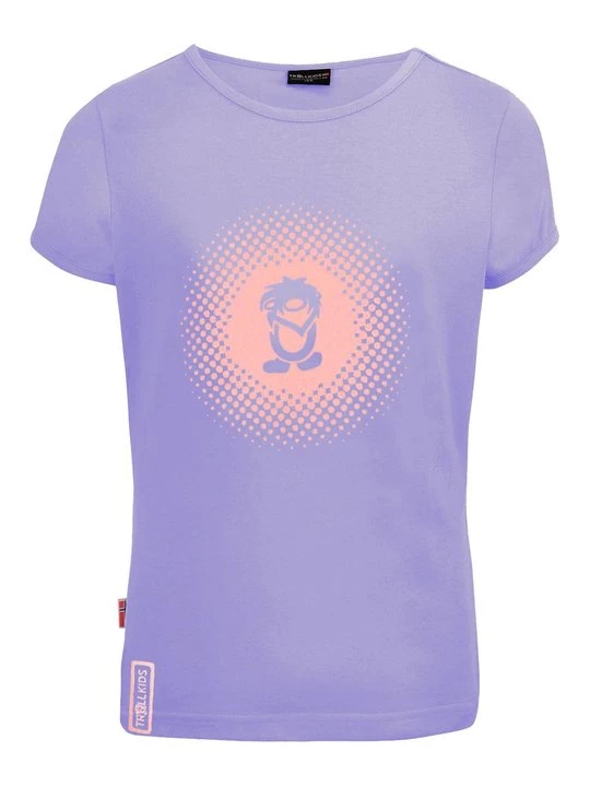 Foto van product T-shirt print Trollkids paars