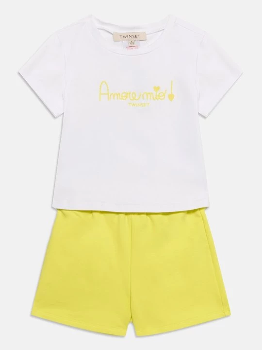 Foto van product T-shirt print TWINSET crème