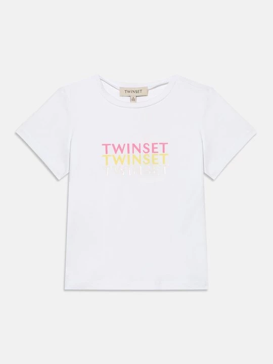 Foto van product T-shirt print TWINSET crème